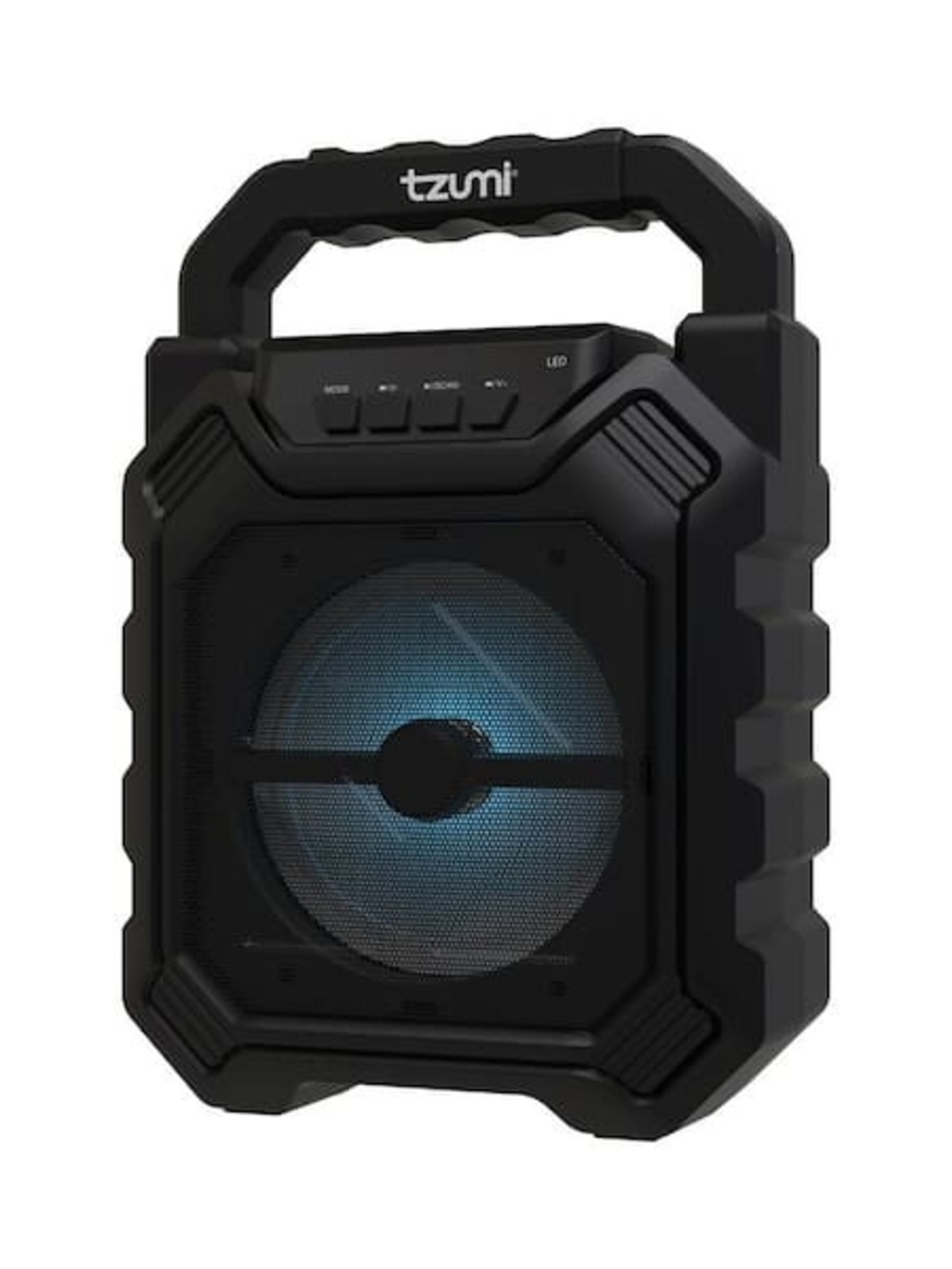 Tzumi Black Portable Bluetooth Speaker with LED